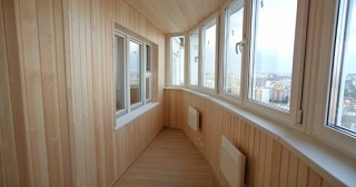 Внутренняя отделка лоджии Великие Луки, цена от 208 руб. м2